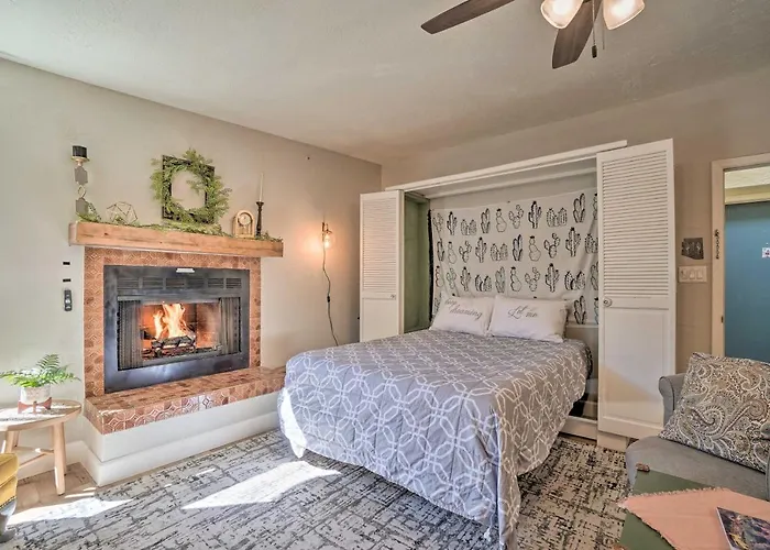Apartment Central Studio With Fireplace On Route 66! *