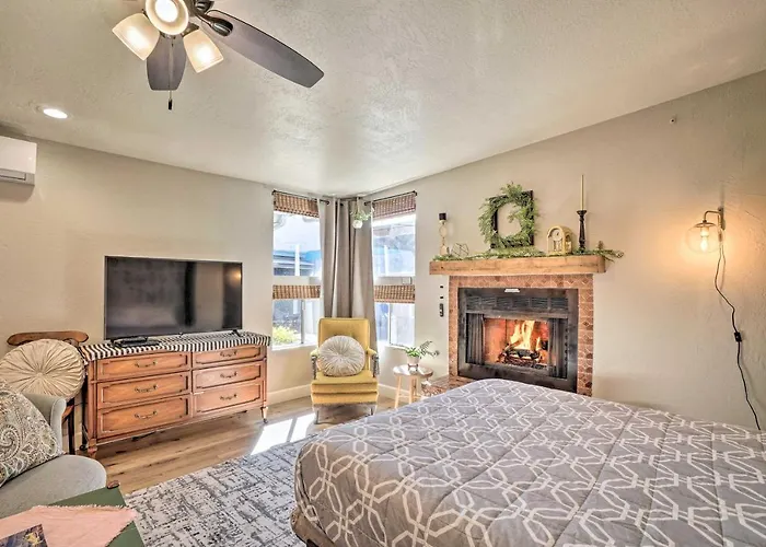 Central Studio With Fireplace On Route 66! *